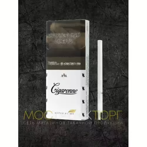 Сигареты Cigaronne Super Slims White