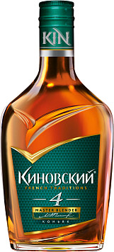 Коньяк Киновский 4 года 0,25 л