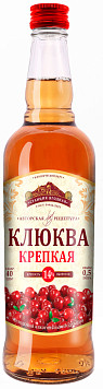 Плодовая алк.продукция Станция Ягодная клюква крепкая полусладкая 0,5 л