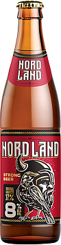 Пиво Nord Land Strong Beer светлое крепкое пастеризованное фильтрованное 0,45 л